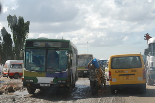 Verkehrschaos in Daressalam