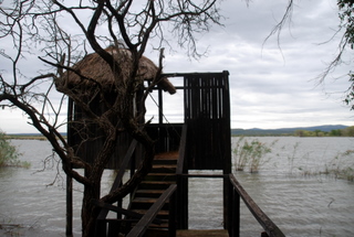 Verkommener Hide am Nsumo Lake