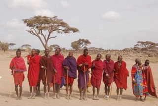 Maasai Tanz im Amboseli National Park