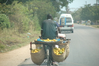 Orangenverkufer in Daressalam